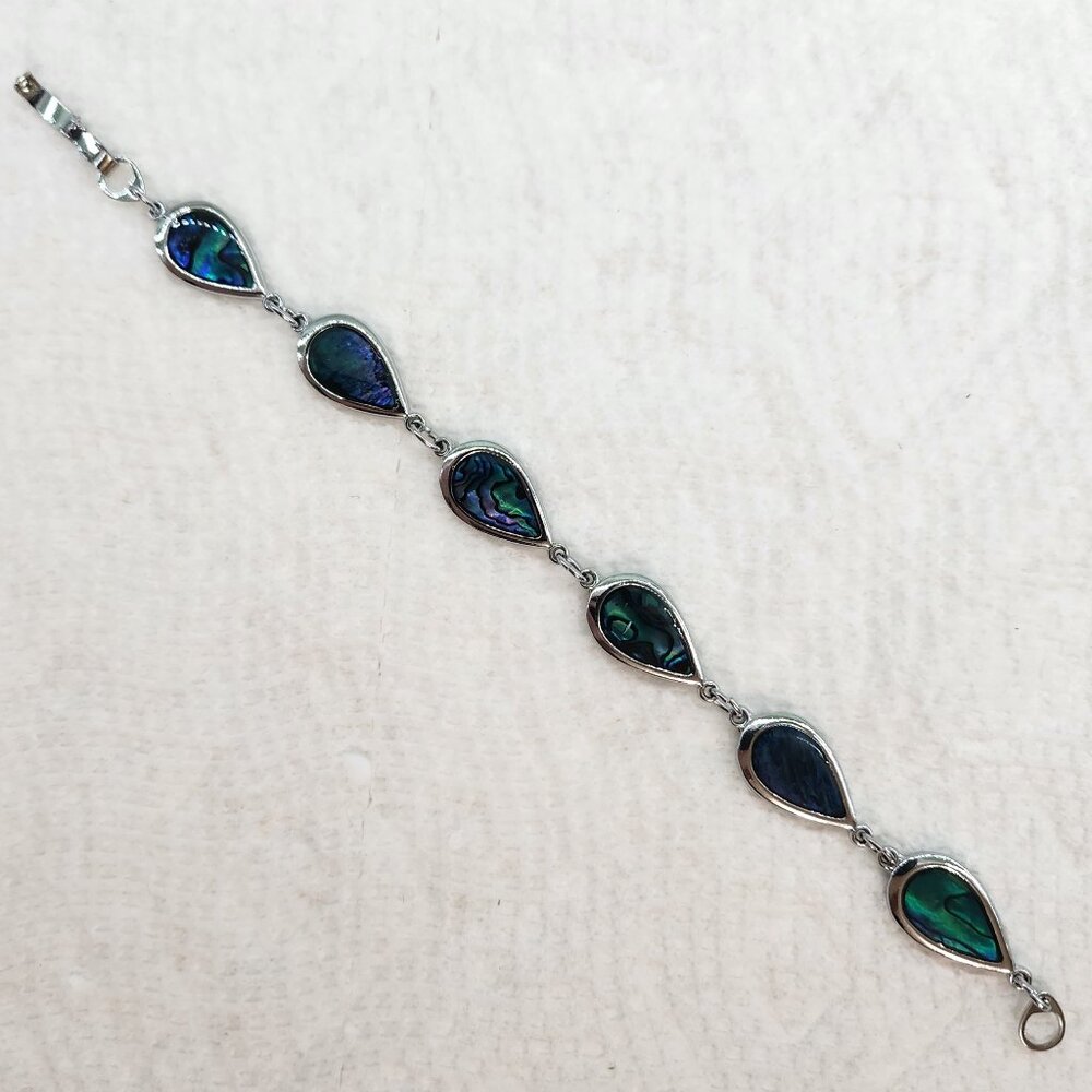 BFD Fashion Bracelet with Blue Swirls